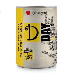 comida húmeda para gatos diaria Disugual D-DAY cat POLLO 6x400 g