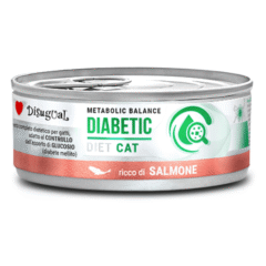 comida húmeda para gatos diabéticos disugual diabetic cat SALMÓN 85 g