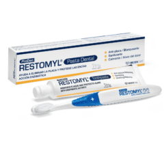 pasta dental y cepillo Restomyl KIT perros gatos