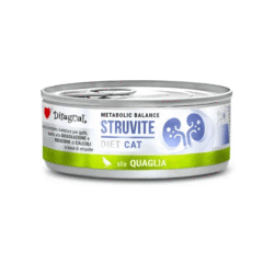 Alimento húmedo para gatos para disolución de cálculos de estruvita Disugual ESTRUVITA cat CODORNIZ 85 g