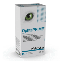 limpieza y protección de ojos perros y gatos OphtaPRIME mascotas 50 ml