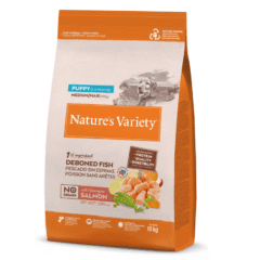 pienso no grain para cachorros medianos grandes Nature´s Variety no grain salmón MED:MAXI PUPPY 10 kg