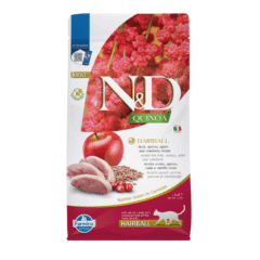 pienso para gatos para ayudar a eliminar bolas de pelo nd quinoa hairball pato gatos