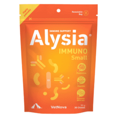 refuerzo del sistema inmune perros y gatos Alysia Immuno small 30 chews