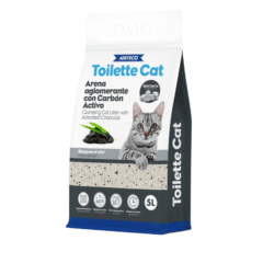 arena para gatos aglomerante Arena aglomerante Bentonita Carbón Toilette Cat