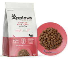 comida seca para gatos adultos Applaws cat pollo y pato