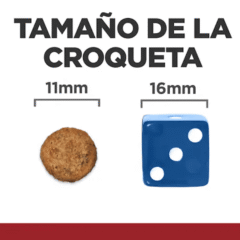 tamaño de la croqueta pienso para perros con trastorno intestinal Hill´s i:d canine Digestion Care perros