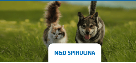 alimento de farmina nd spirulina para perros y gatos