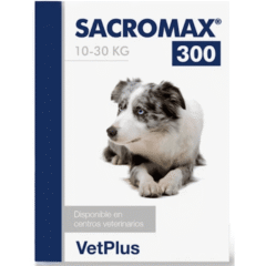 hepatoprotector en polvo sacromax 300 perros medianos 10 a 30 kg 30 sobres