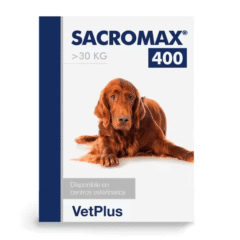 hepatoprotector en polvo sacromax 400 perros de raza grande de más de 30 kg 30 sobres
