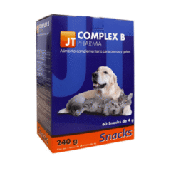 refuerzo sistema inmunológico perros gatos JT Complex B snacks 60x4 g