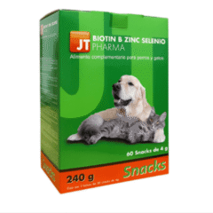 vitaminas para pelo y piel perros y gatos JT Biotin B Zinc Selenio snacks