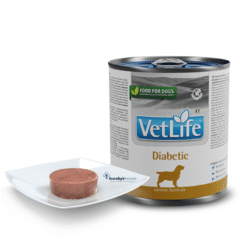 aspecto comida húmeda para perros con diabetes mellitus farmina vetlife diabetic perros
