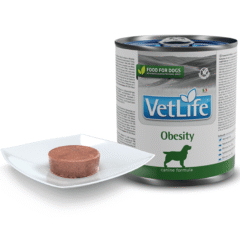 aspecto comida húmeda problemas sobrepeso en perros farmina vetlife obesity perros 300 g