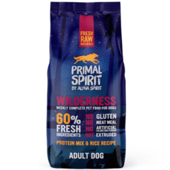 alimento alpha spirit Primal Wilderness 60% perros 12 kg