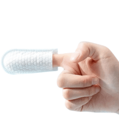 aspecto dedales para limpieza de dientes y encías perros y gatos Caryodent Finger Wipes toallitas para los dedos perros gatos 50 u