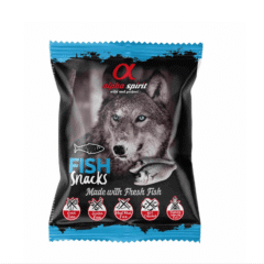 Snacks naturales de pescado Alpha Spirit Snacks pescado para perros 50 g