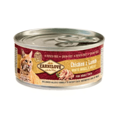 comida húmeda gato adulto pato cordero 100 g