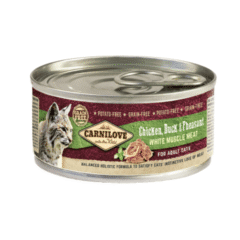 comida húmeda gato adulto pato pollo faisán 100 g