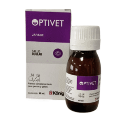 jarabe para salud del ojo de perros y gatos OPTIVET Jarabe para la salud visual perros gatos 40 ml