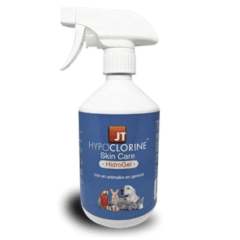 limpieza y desinfección para piel de mascotas hypoclorine skin care hidrogel 500 ml