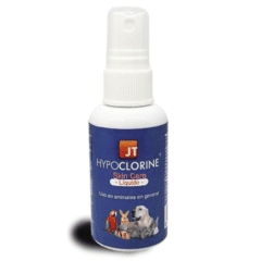 limpieza y desinfección para piel de mascotas hypoclorine skin care líquido de 150 ml