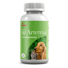 refuerzo sistema inmune, en leishmania y procesos oncolócigos Artennua Artemisia Annua perros gatos 90 cápsulas