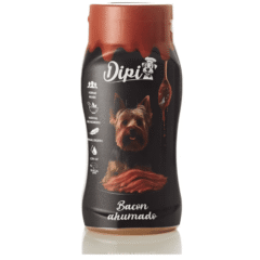 salsa natural para perros DIPI bacon ahumado 300 ml