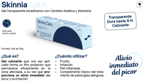 FOLLETO EXPLICATIVO SKINNIA CALM GEL TRANSPARENTE BIOADHESIVO