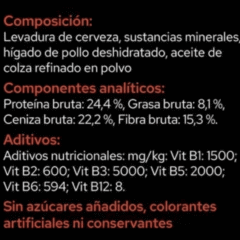 composición formulación multivitamínico para perros Proplan MULTIVITAMINS perros 45 comprimidos