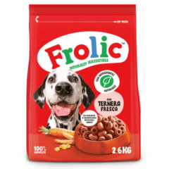 pienso semihúmedo para perros adultos Frolic buey 2,6 kg