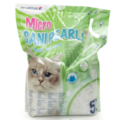 arena de sílice para gatos Arena MICRO SÍLICE Verde SaniPearls gatos 5L