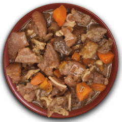 comida natural para perros Alpha Spirit realfood estofado de oreja de cerdo