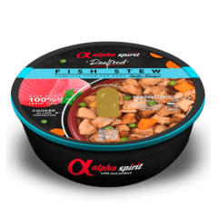 comida natural para perros Alpha Spirit realfood estofado de pescado 280 g