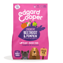 pienso vegano para perros Edgard Cooper Remolacha Calabaza crujientes