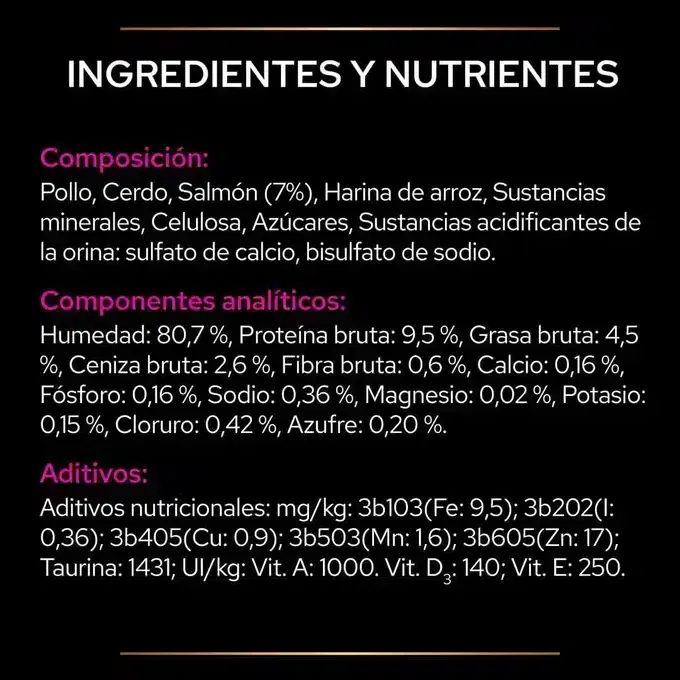ingredientes pouch para gatos urinario pro plan urinary pouch salmón gatos.jpg