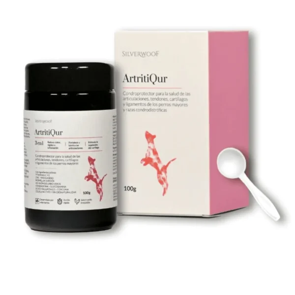 Condroprotector completo para la salud articular en perros ArtritQur 100 g para perros