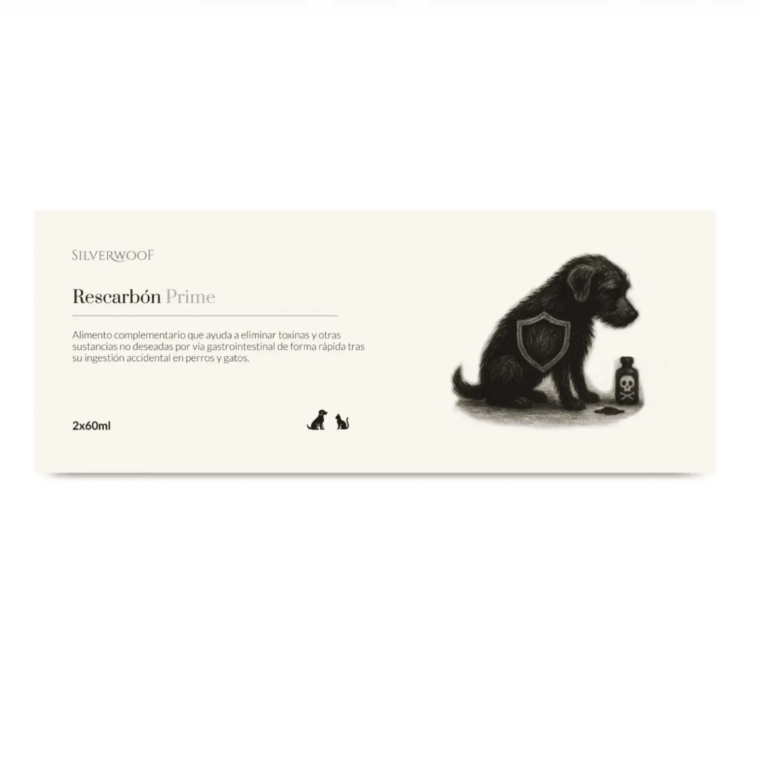 carbón activo para desintoxicación rescarbon prime perros gatos