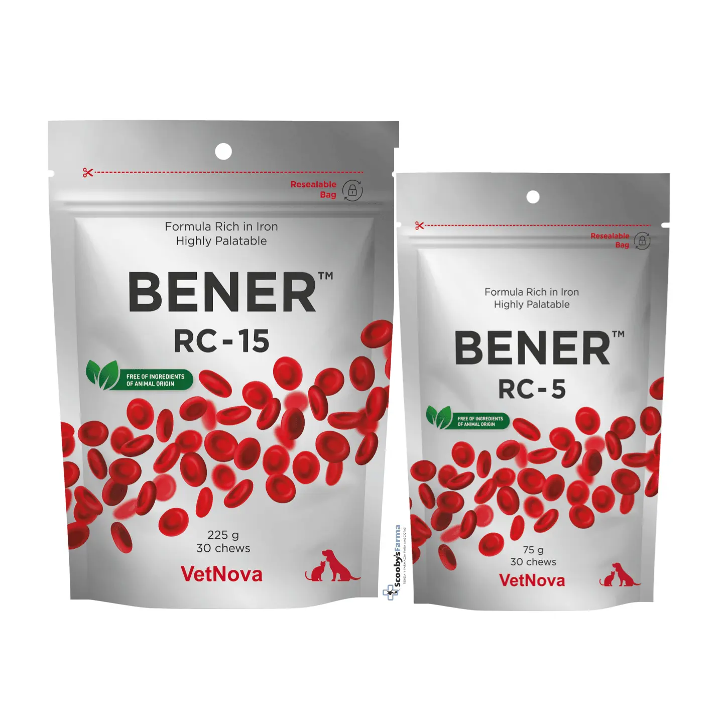 Chews para Perros y gatos con anemia Bener RC Chews