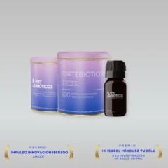 Probiótico natural digestivo y refuerzo inmunitario Fortebióticos para gatos 30 ml