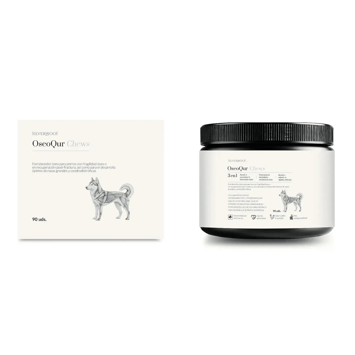 Salud Articular y Movilidad OseoQur Condroprotector para Perros