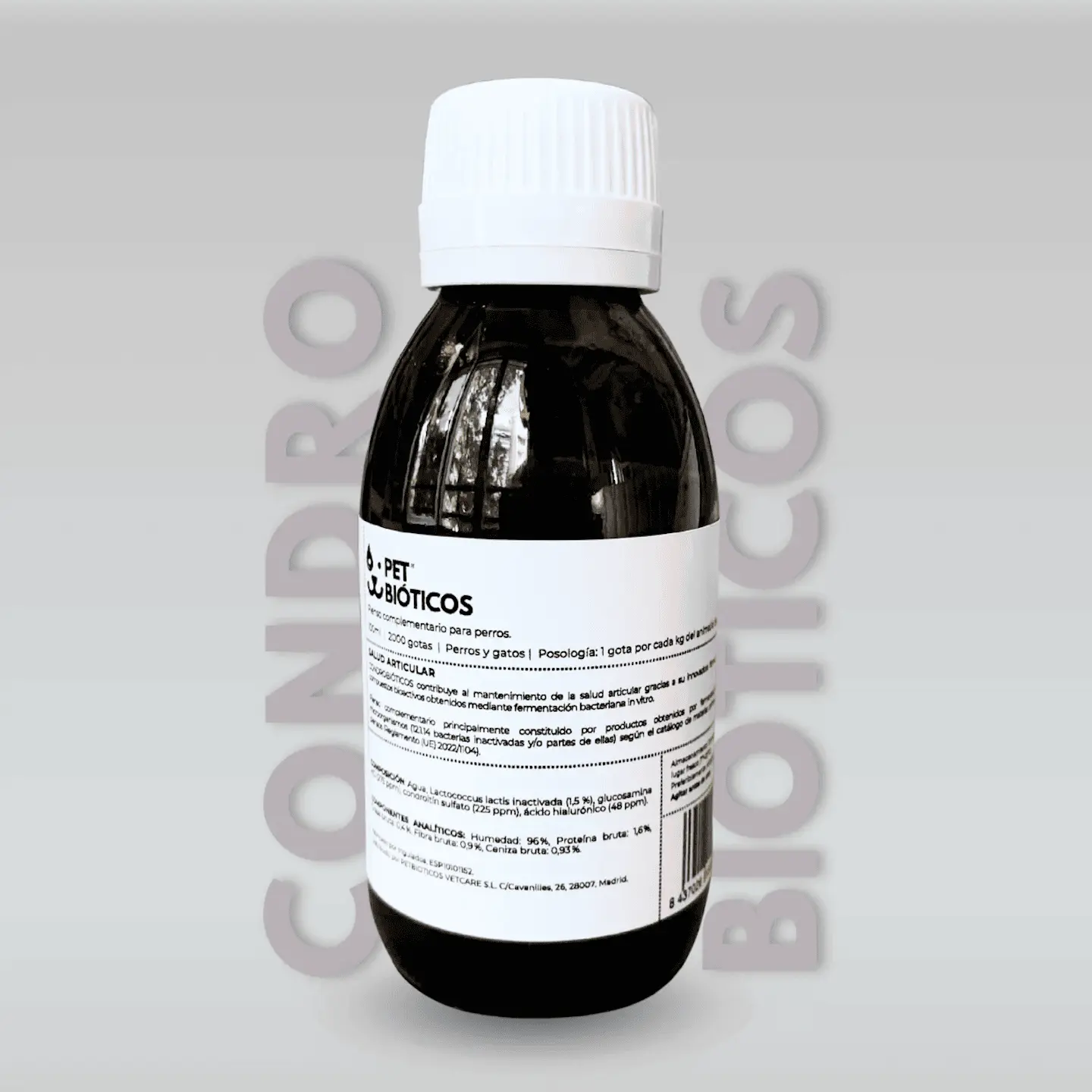 Salud articular avanzada con probióticos Condrobióticos para perros gatos 100 ml