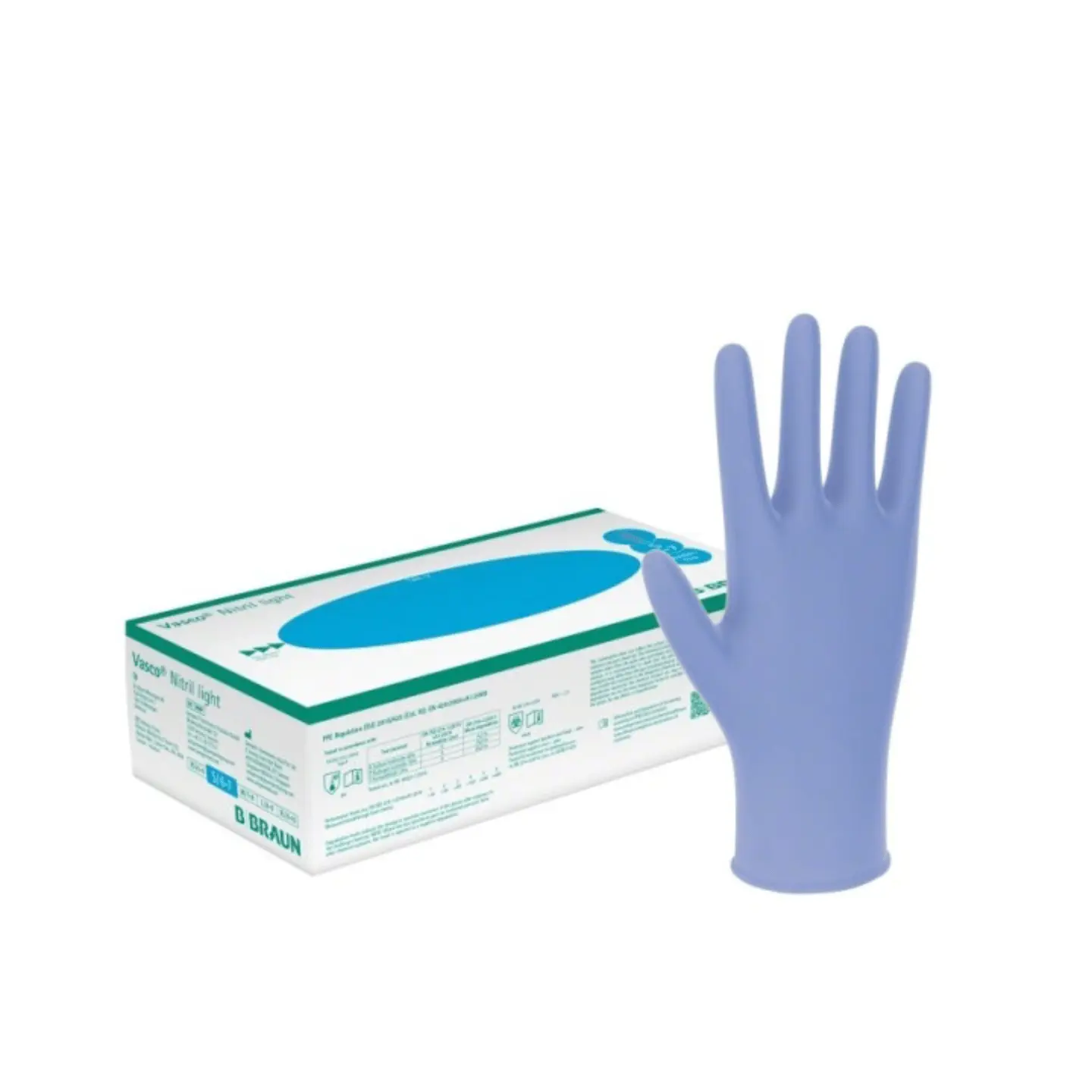 caja de 100 unidades de Guantes de Nitrilo Light Sin Polvo