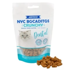 snacks para gatos nayeco crunchy snack dental 60 g