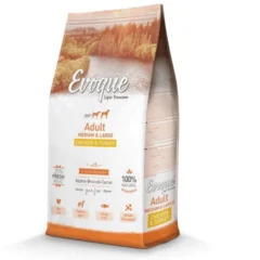 Alimento natural para perros de razas medianas grandes Evoque dog pollo pavo arroz