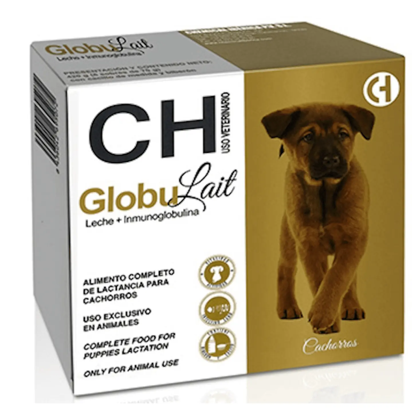 leche desnatada en polvo para cachorros globulait 6x70 g