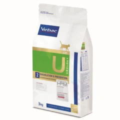 pienso para gatos con cristales de struvita y oxalate Virbac HPM feline urology dissolution prevention U2 3 kg