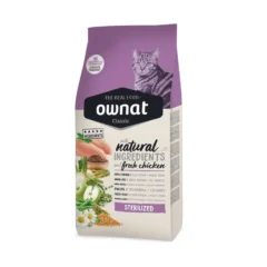 pienso para gatos esterilizados Ownat Classic sterilized