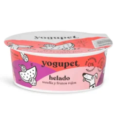 Helado para perros y gatos de Yogupet Helado Sandía y Frutos rojos