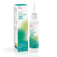 Limpiador de oídos para perros y gatos V-SKIN EAR CLEANER TRIS-EDTA 125 ml